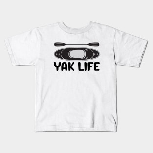 Kayak Life Kayaking and Paddling Kids T-Shirt